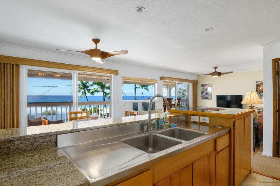 Ocean View 2 Bedroom Kahalu'U Reef 카일루아 코나 외부 사진